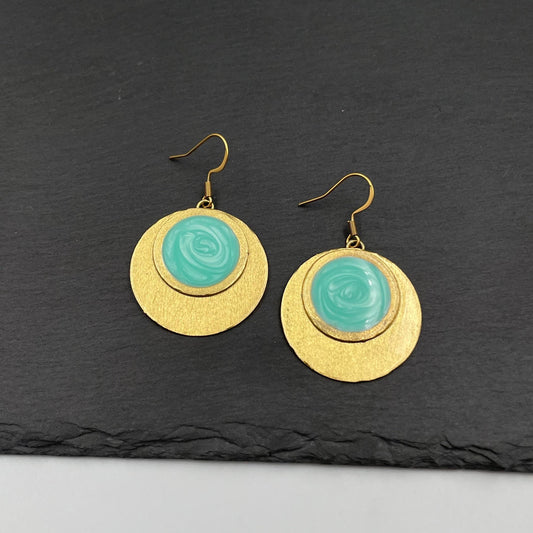 Aqua Glow Earrings
