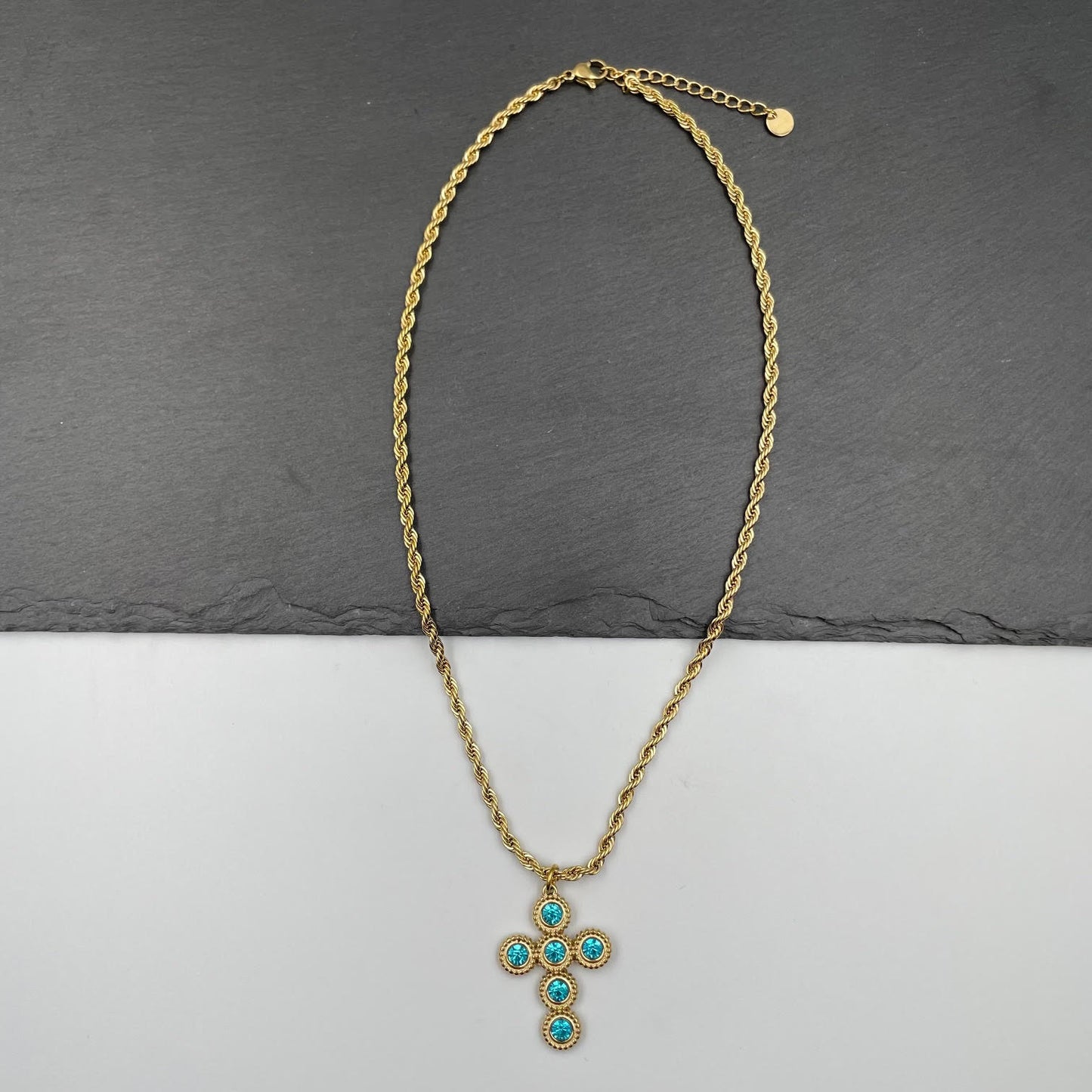 Elara Cross Necklace