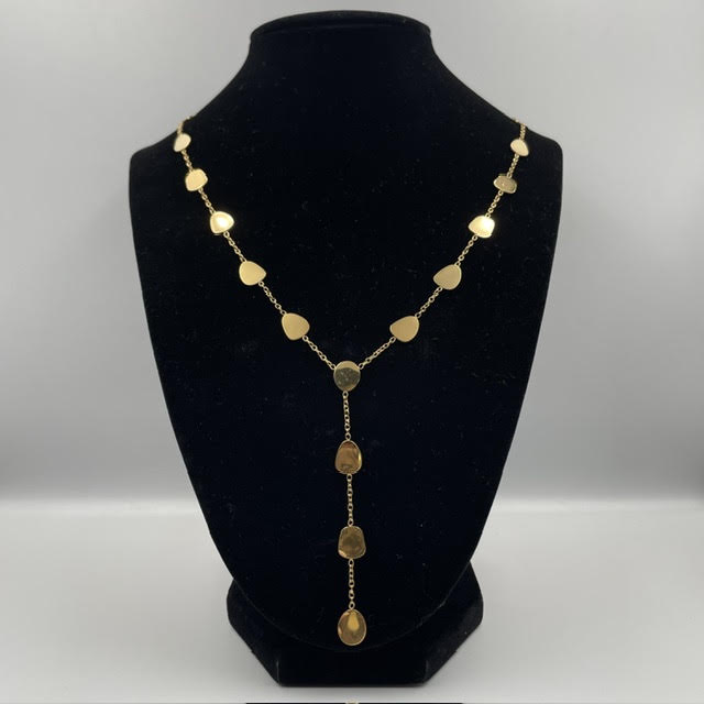 Gold Tie Necklace