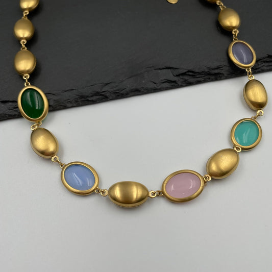 Λεπτομέρεια Aurelia Necklace από ανοξείδωτο ατσάλι