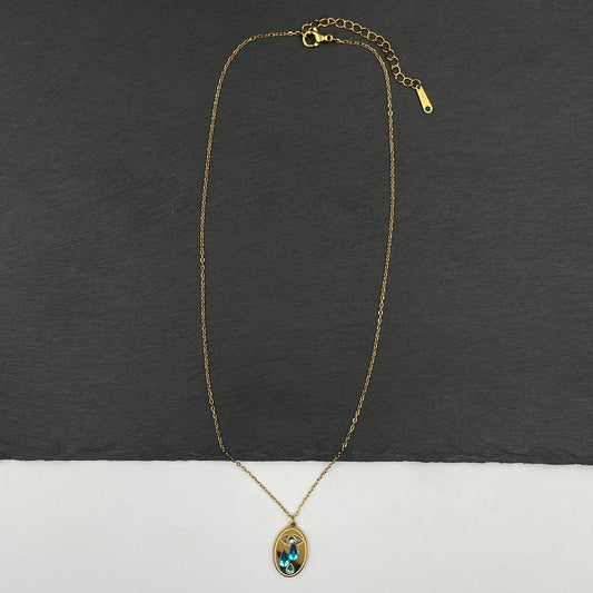 Livia Necklace - Ατσάλινο Γυναικείο Κολιέ