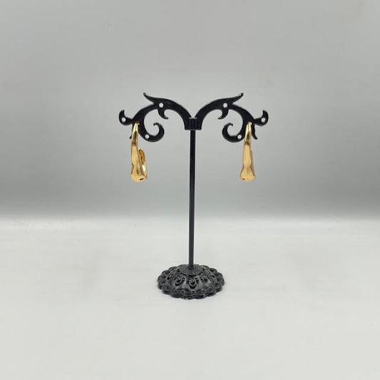 Wave Hoop Earrings