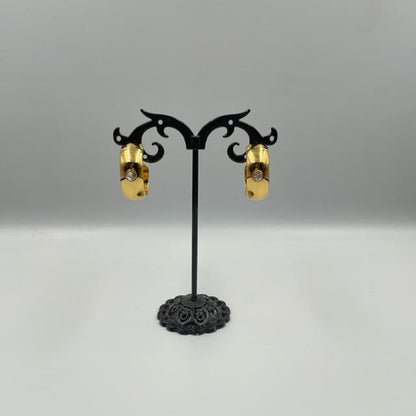 Crystal Hoop Earrings