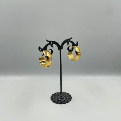 Crystal Hoop Earrings