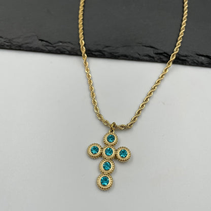 Elara Cross Necklace