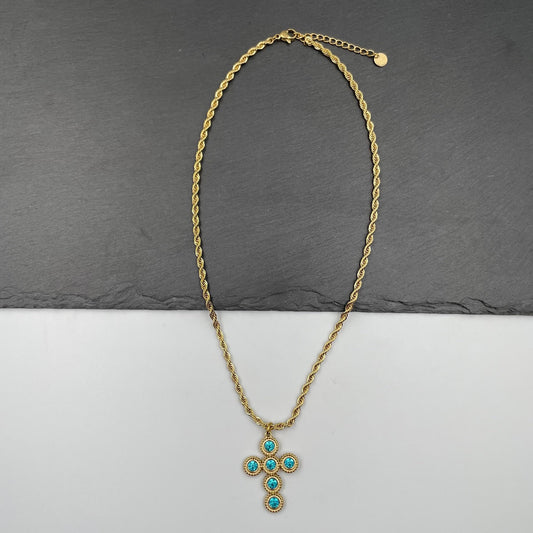 Elara Cross Necklace