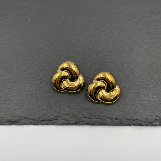 Gold Bond Mini Earrings
