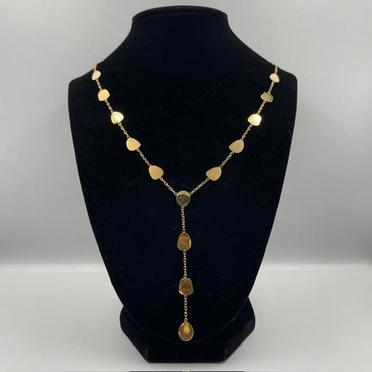 Gold Tie Necklace