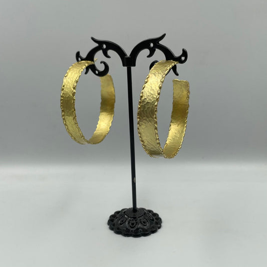 Golden Hoop Earrings