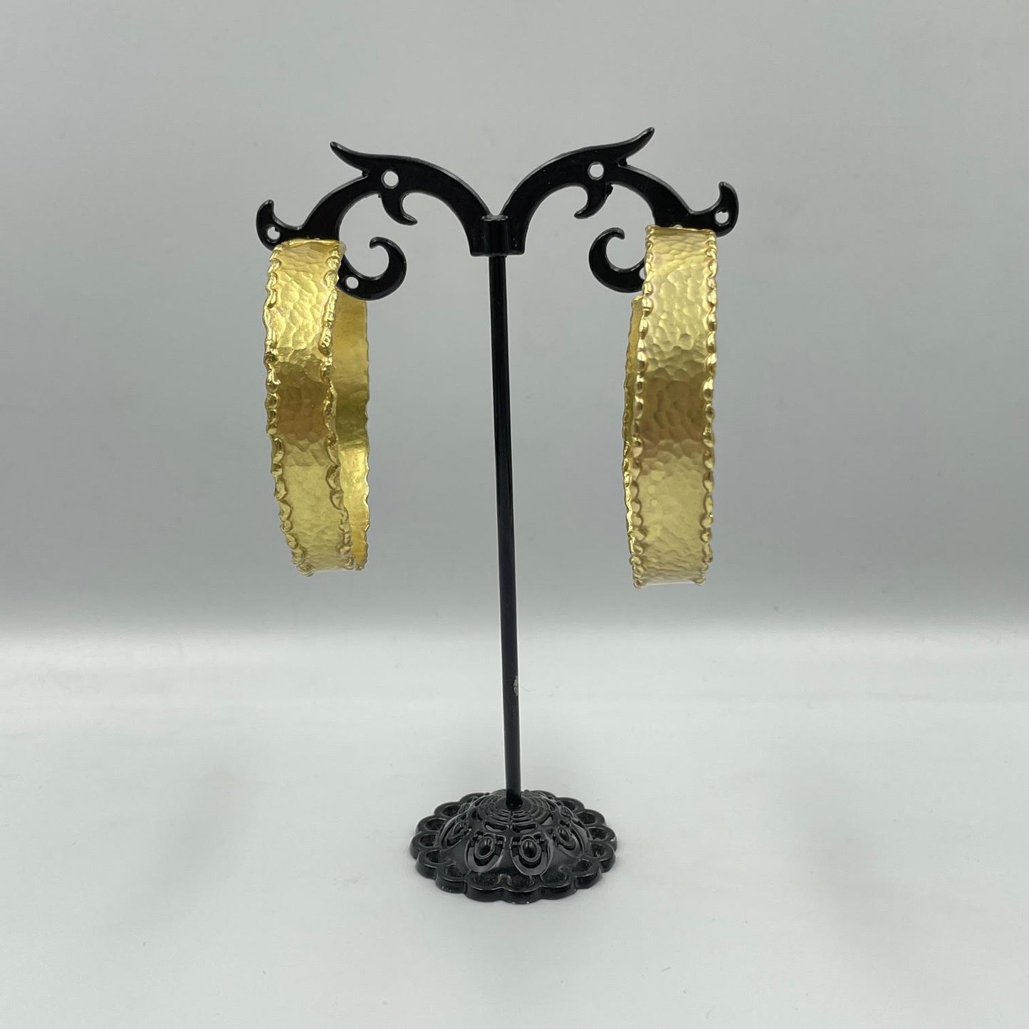 Golden Hoop Earrings