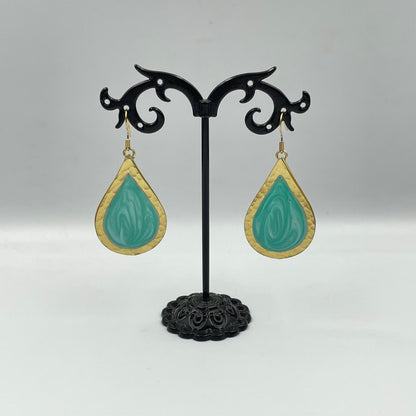 Mint Aura Earrings