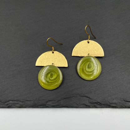Olive Muse Earrings