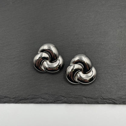 Silver Bond Mini Earrings