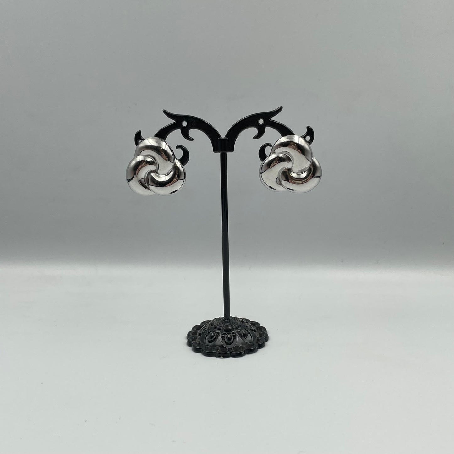 Silver Bond Mini Earrings