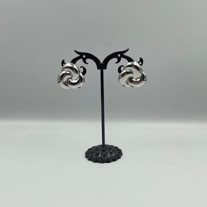Silver Bond Mini Earrings
