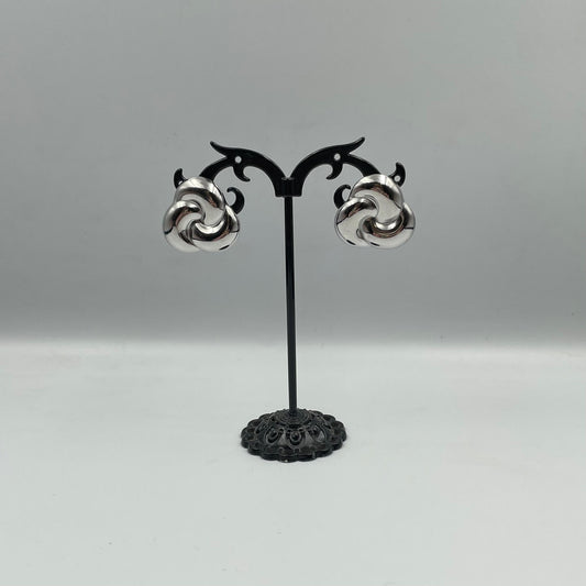 Silver Bond Mini Earrings