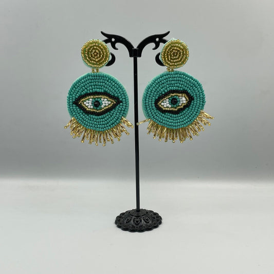 Sol Eye Earrings - Turquoise
