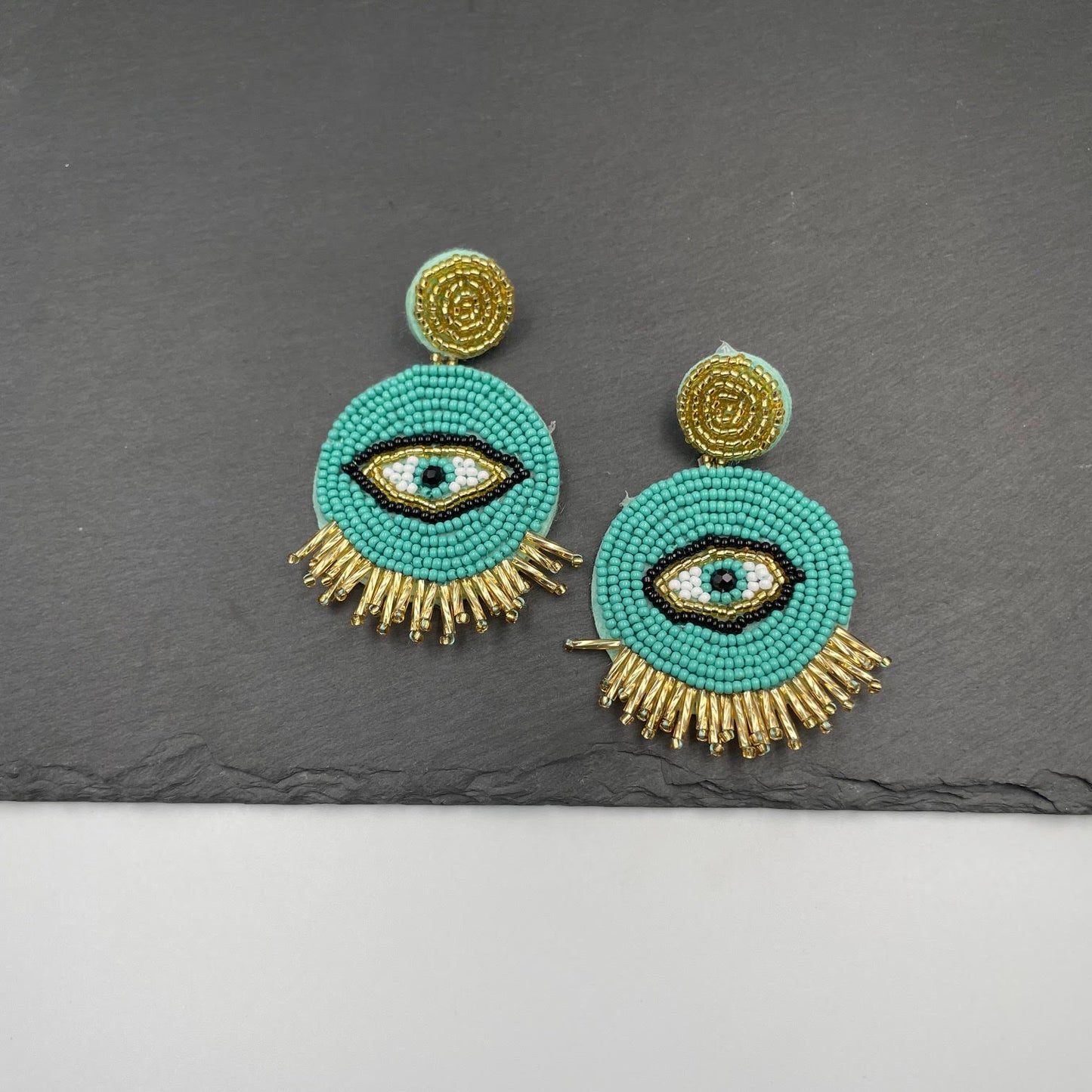 Sol Eye Earrings - Turquoise