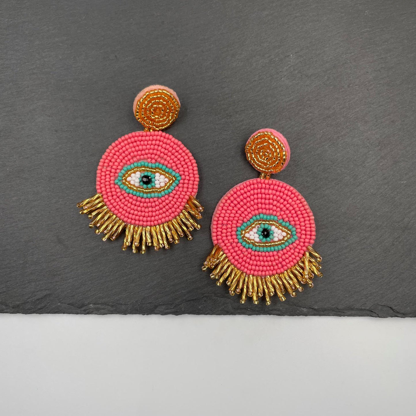 Sol Eye Earrings – Pink