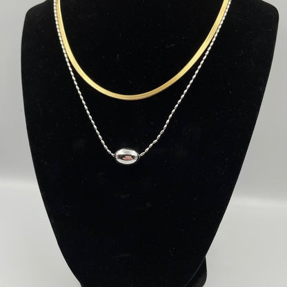 Λεπτομέρεια Andrian Necklace από ανοξείδωτο ατσάλι