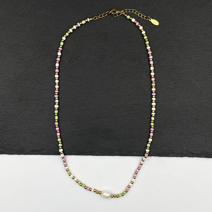 Dahlia Necklace - Ατσάλινο Γυναικείο Κολιέ
