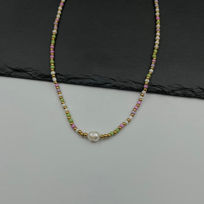 Λεπτομέρεια Dahlia Necklace από ανοξείδωτο ατσάλι