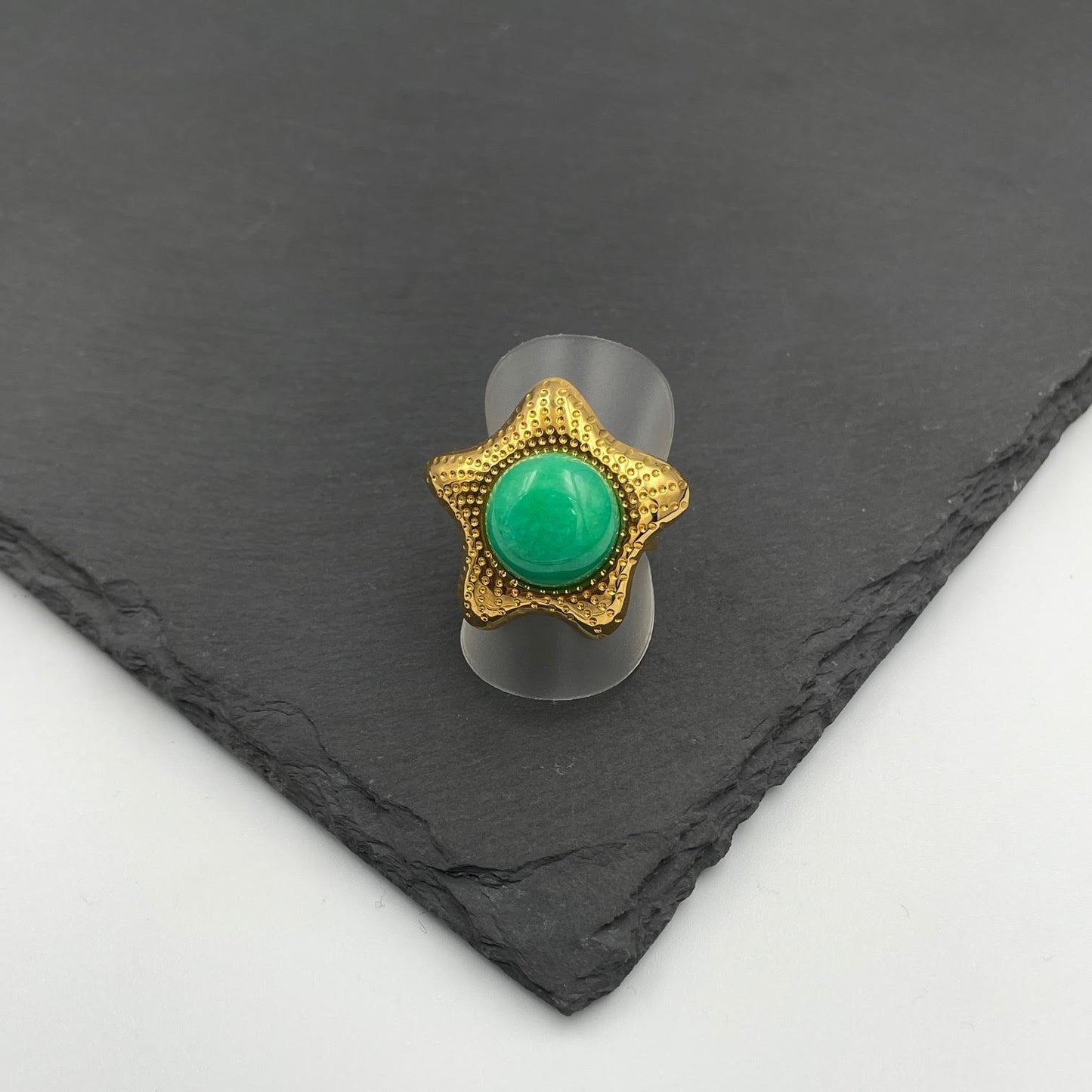 The Emerald Star Ring - Γυναικείο Δαχτυλίδι