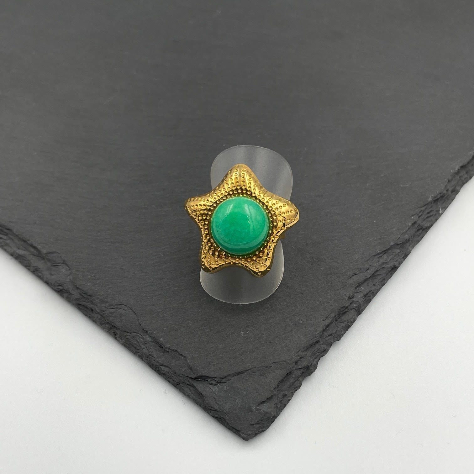 The Emerald Star Ring - Γυναικείο Δαχτυλίδι