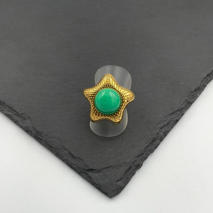 The Emerald Star Ring - Γυναικείο Δαχτυλίδι