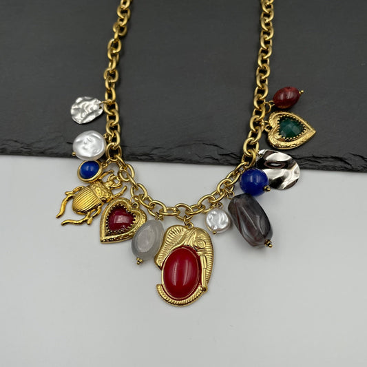 Λεπτομέρεια Marcella Necklace από ανοξείδωτο ατσάλι