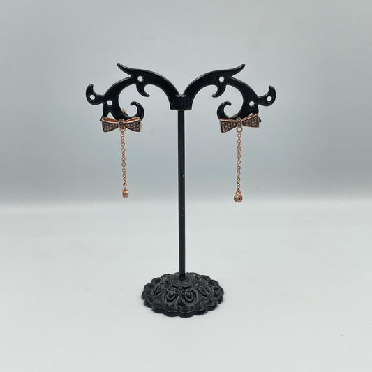 The Noir Bow Earrings - Γυναικεία Σκουλαρίκια