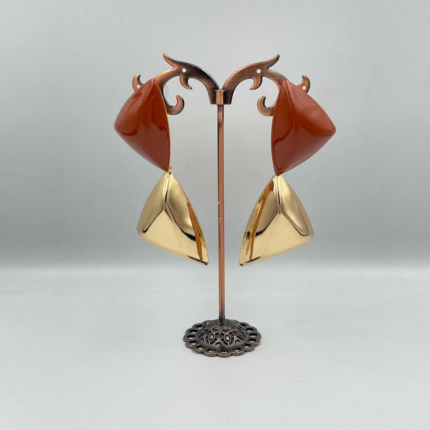 The Oblique Earrings - Brown - Γυναικεία Σκουλαρίκια