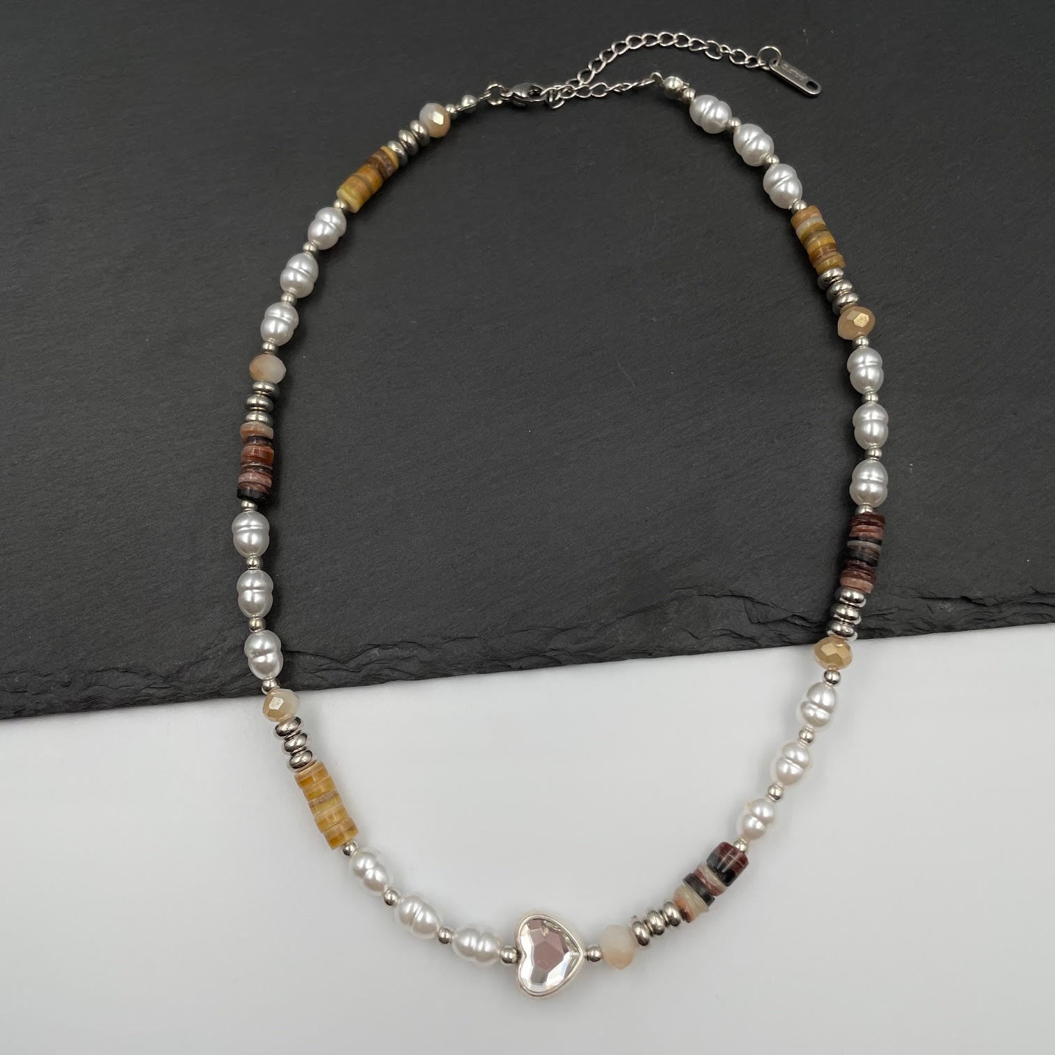 Perla Amata necklace – ανοξείδωτο γυναικείο κολιέ με πέρλες