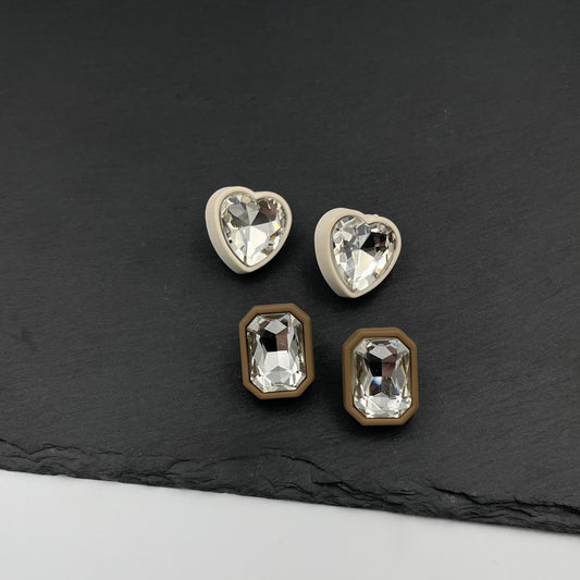 The Pop Crystal Heart Earrings - Γυναικεία Σκουλαρίκια