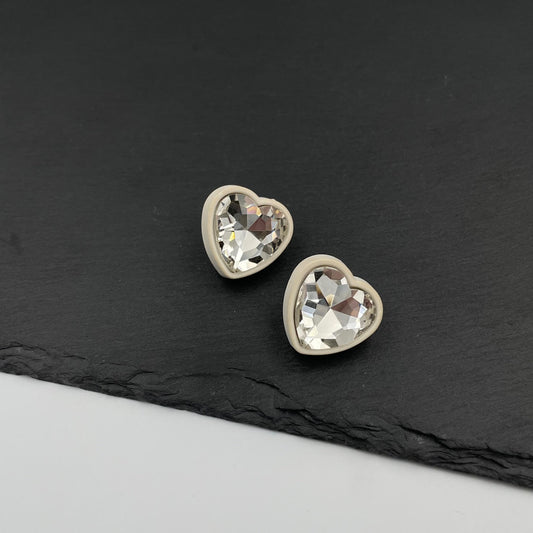 The Pop Crystal Heart Earrings - Γυναικεία Σκουλαρίκια