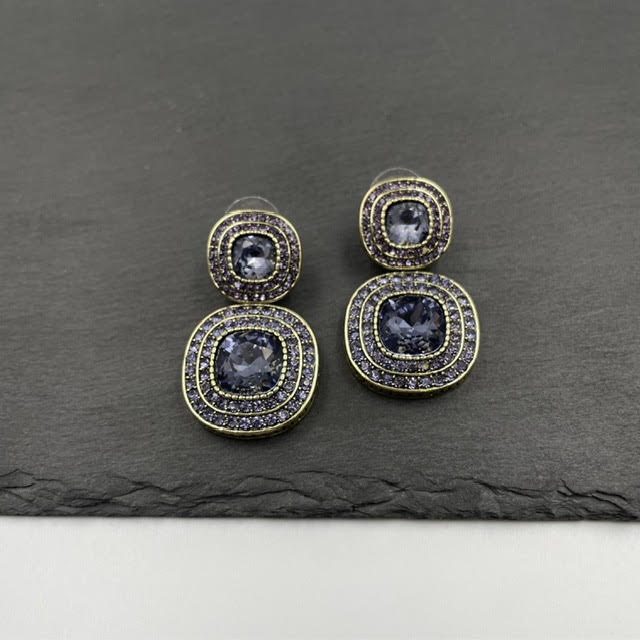 Violet Glow Earrings