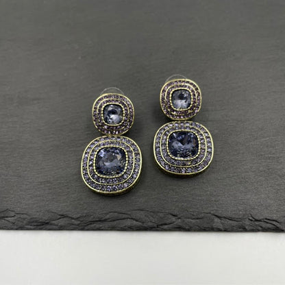 Violet Glow Earrings