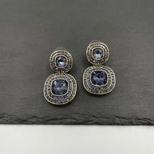 Violet Glow Earrings