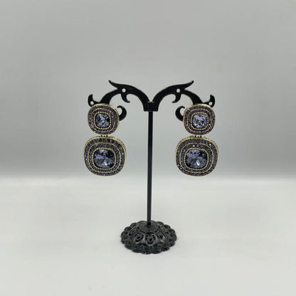 Violet Glow Earrings