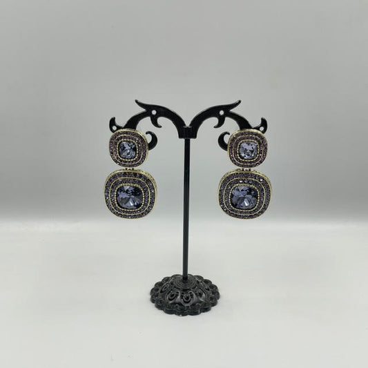 Violet Glow Earrings